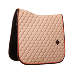 Kentucky Horsewear - Onion Quilt Leather Neon Beige Dressage Saddle Pad | - Ohlala