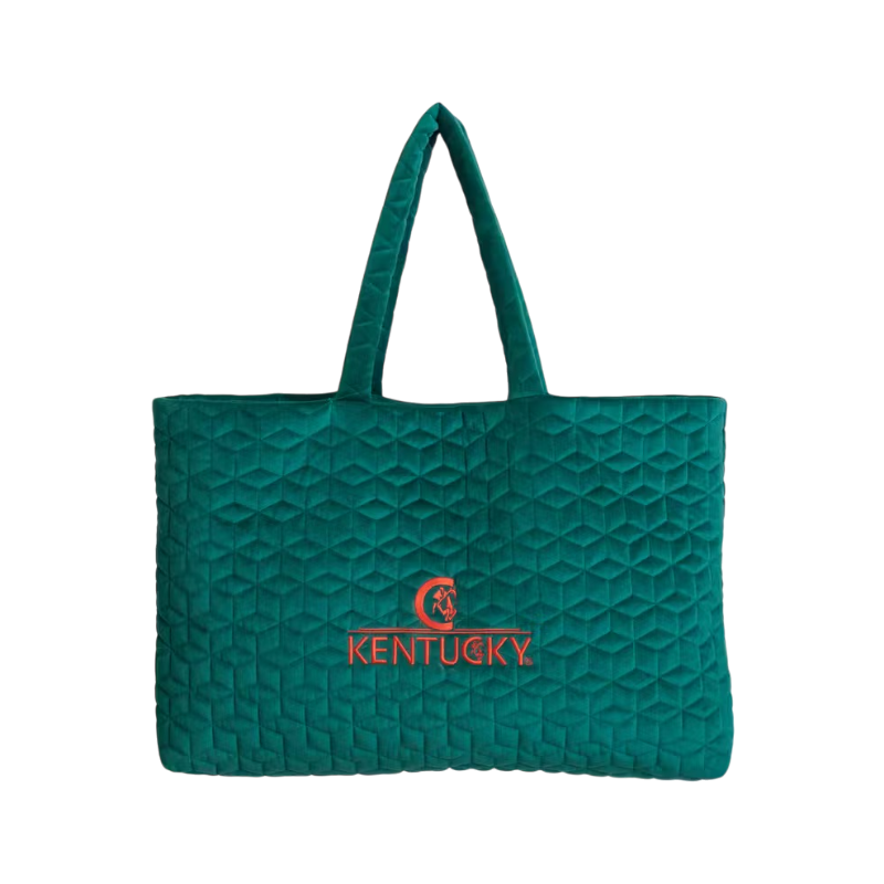 Kentucky Horsewear - Velvet Logo Kentucky Bag emerald | - Ohlala