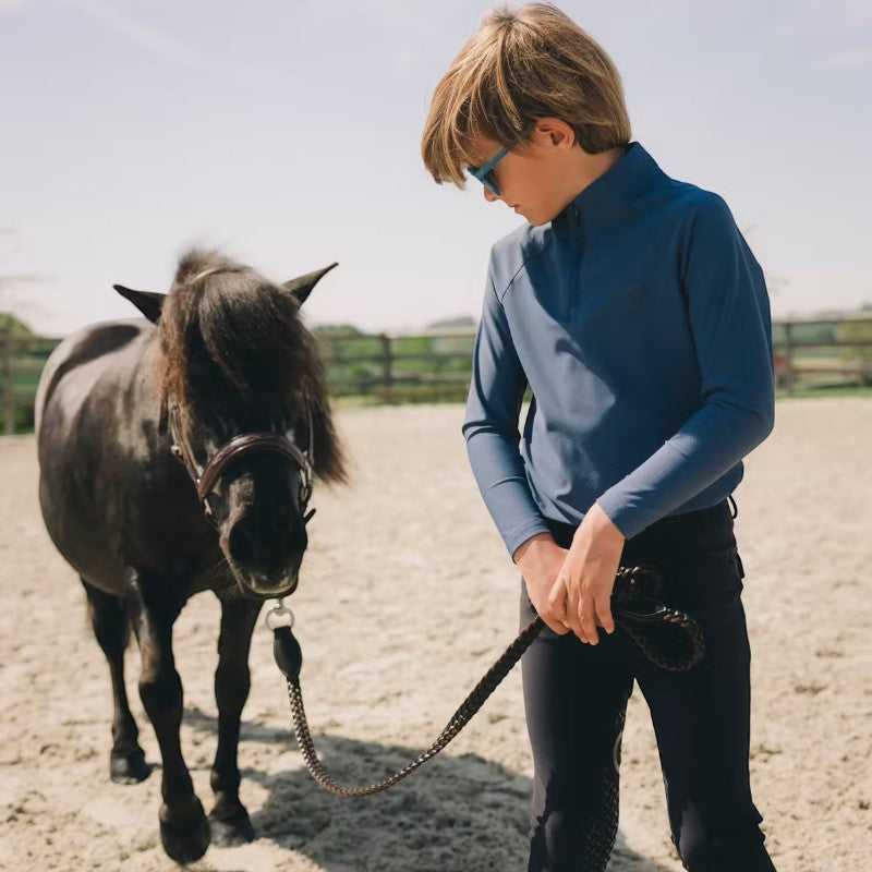Kentucky Horsewear - Mexico Kids Boys Riding Leggings with Knee Grip navy | - Ohlala