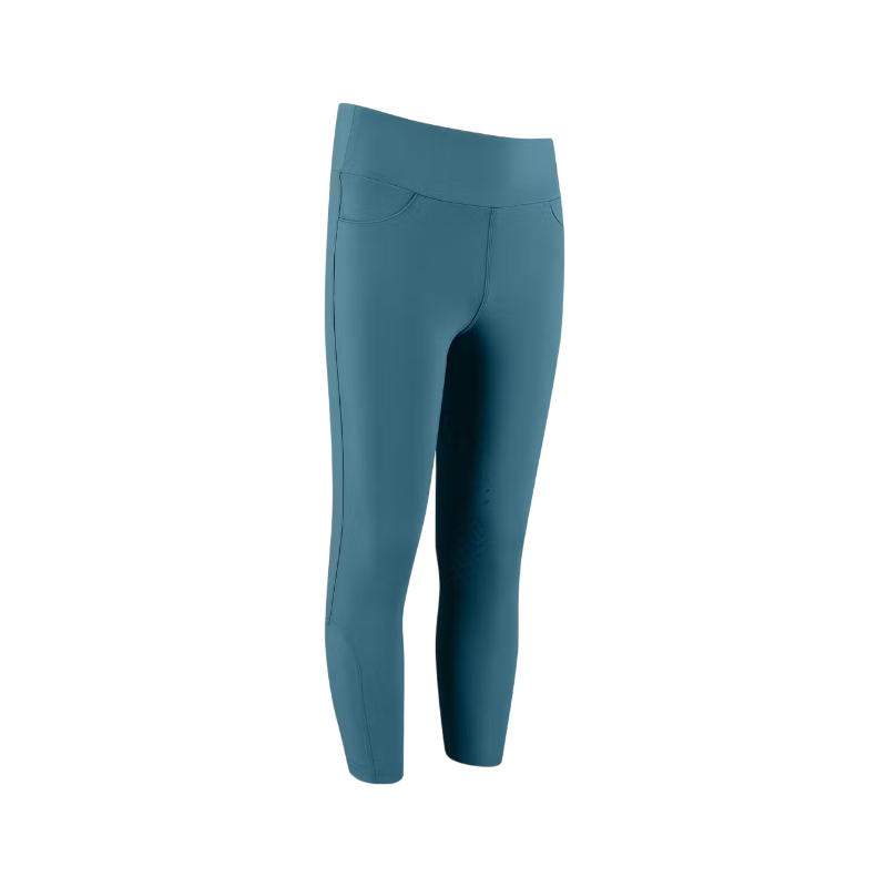 Kentucky Horsewear - Miami Kids Girls Riding Leggings with Knee Grip emerald | - Ohlala
