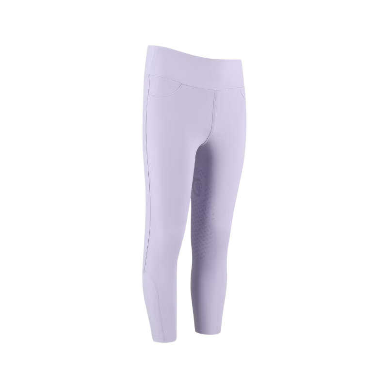 Kentucky Horsewear - Legging d'équitation Miami Kids fille avec Grip au genou parme | - Ohlala