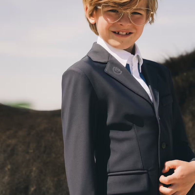 Kentucky Horsewear - Lyon Kids Boys Navy Competition Jacket | - Ohlala