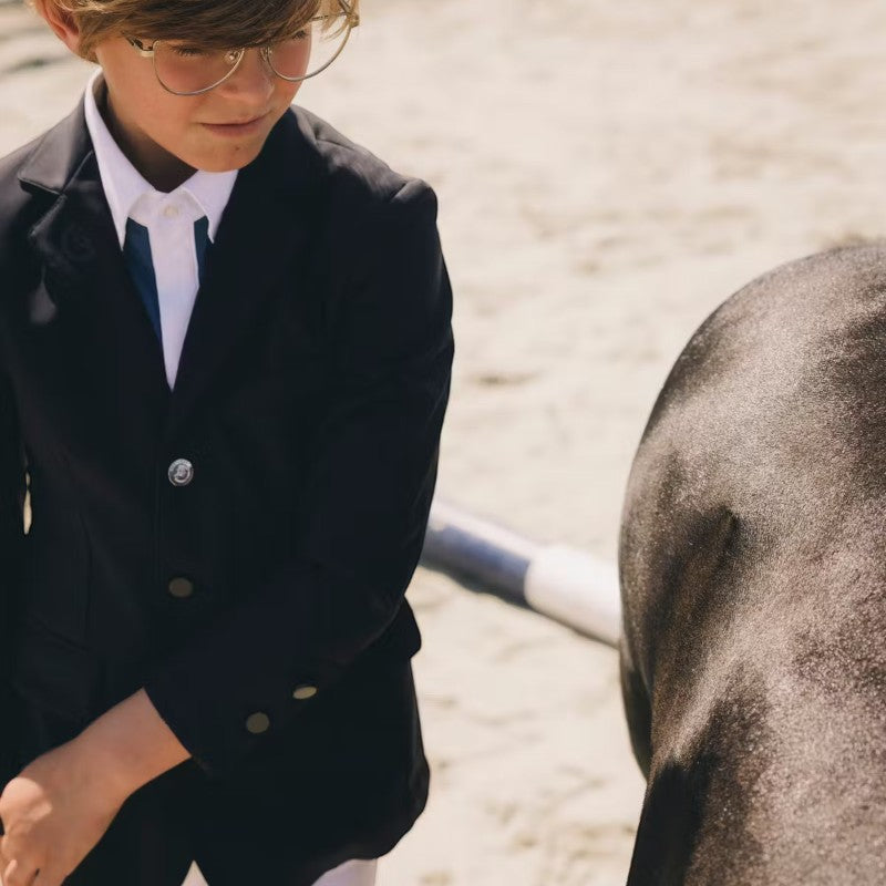 Kentucky Horsewear - Lyon Kids Boys Navy Competition Jacket | - Ohlala