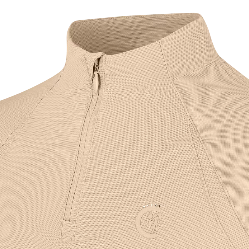 Kentucky Horsewear - Madrid Kids girls long sleeve training t-shirt beige | - Ohlala