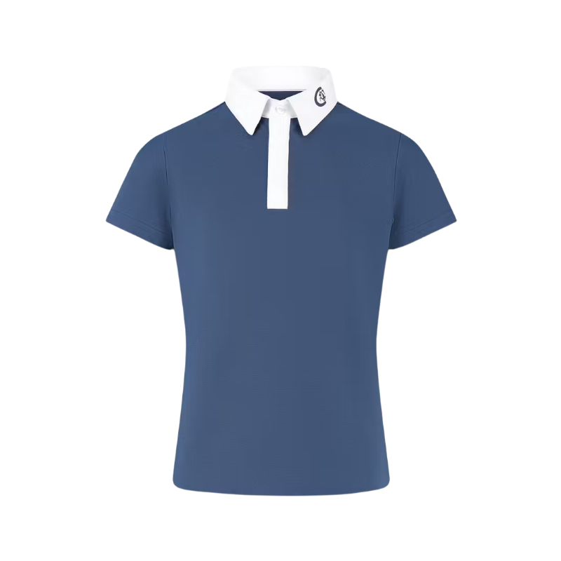 Kentucky Horsewear - Polo de concours Osaka Kids garçon manches courtes marine