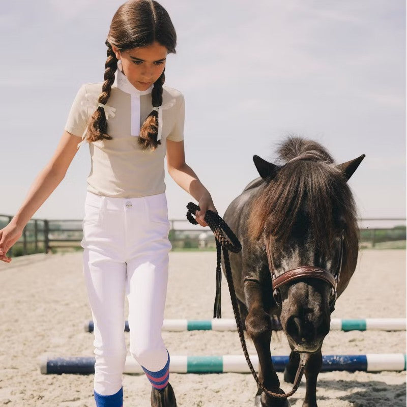 Kentucky Horsewear - Miami City girls' riding breeches white | - Ohlala