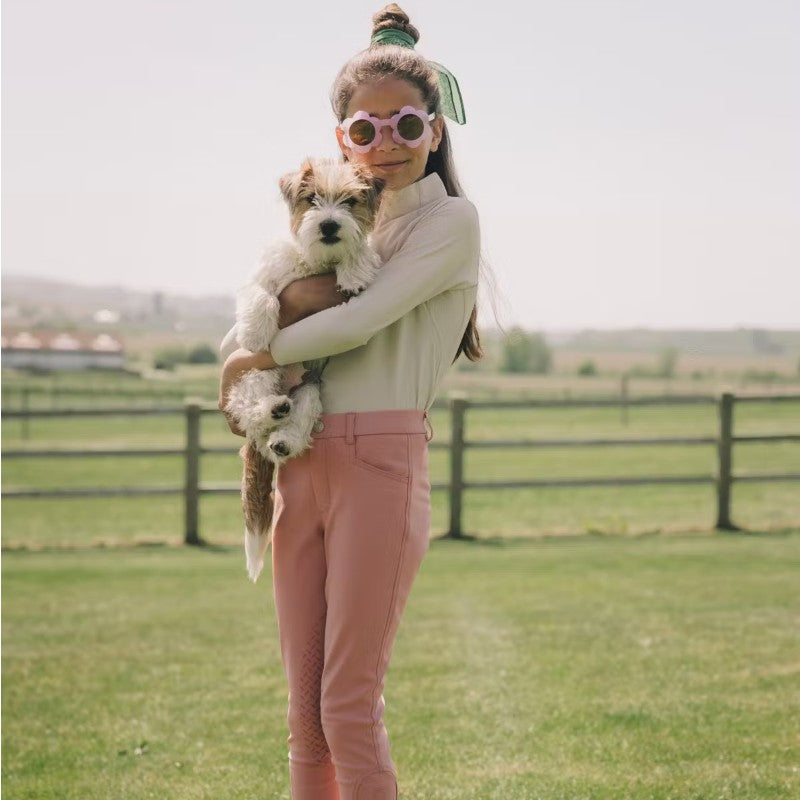 Kentucky Horsewear - Miami City girls' riding breeches dusty pink | - Ohlala