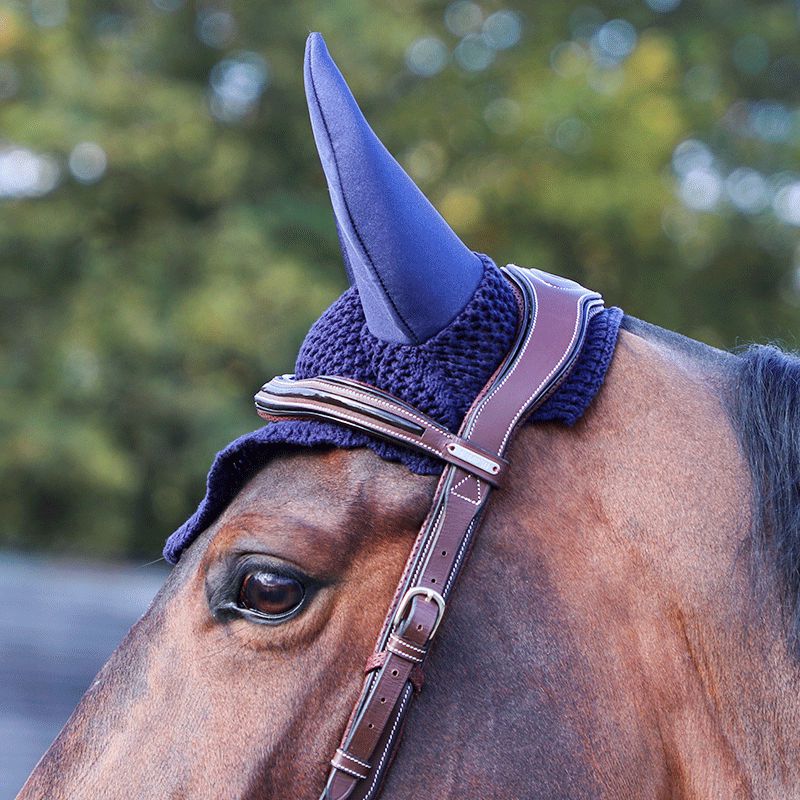 Kentucky Horsewear - Czaprak przeciwhałasowy ciemnogranatowy | - Ohlala