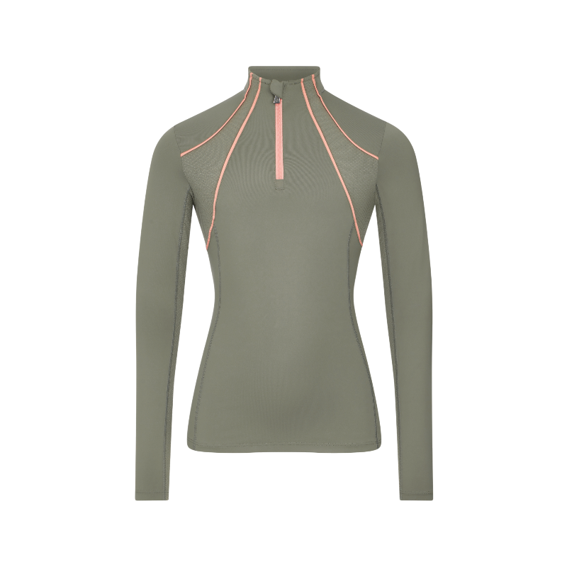 Lemieux - Young Rider Mia children's mesh baselayer rosemary | - Ohlala