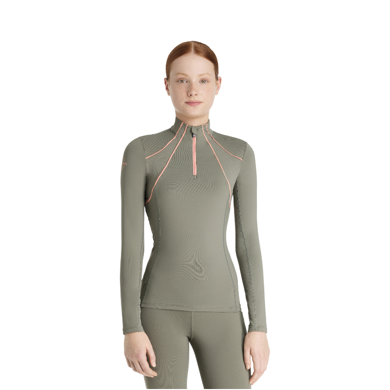 Lemieux - Young Rider Mia children's mesh baselayer rosemary | - Ohlala