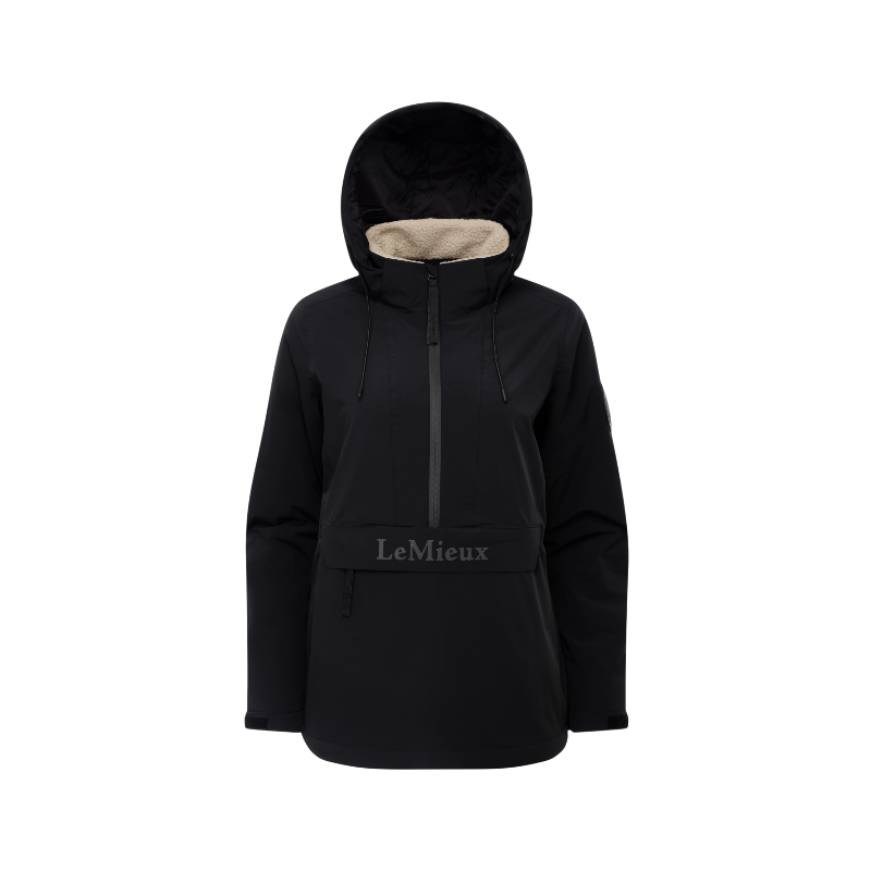 LeMieux - Blouson imperméable demi-zippé femme Phoebe noir | - Ohlala