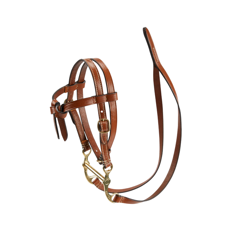 Lemieux - Western bridle for Toy Pony tan
