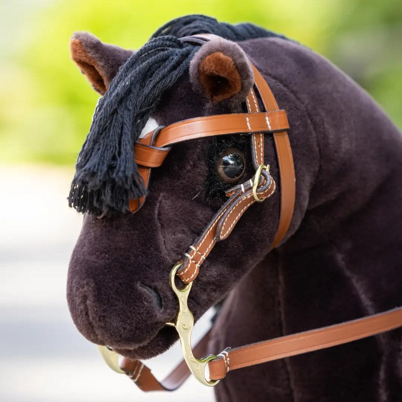 Lemieux - Western bridle for Toy Pony tan