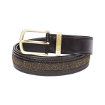 Lemieux - Crystal Insert Brown Belt | - Ohlala