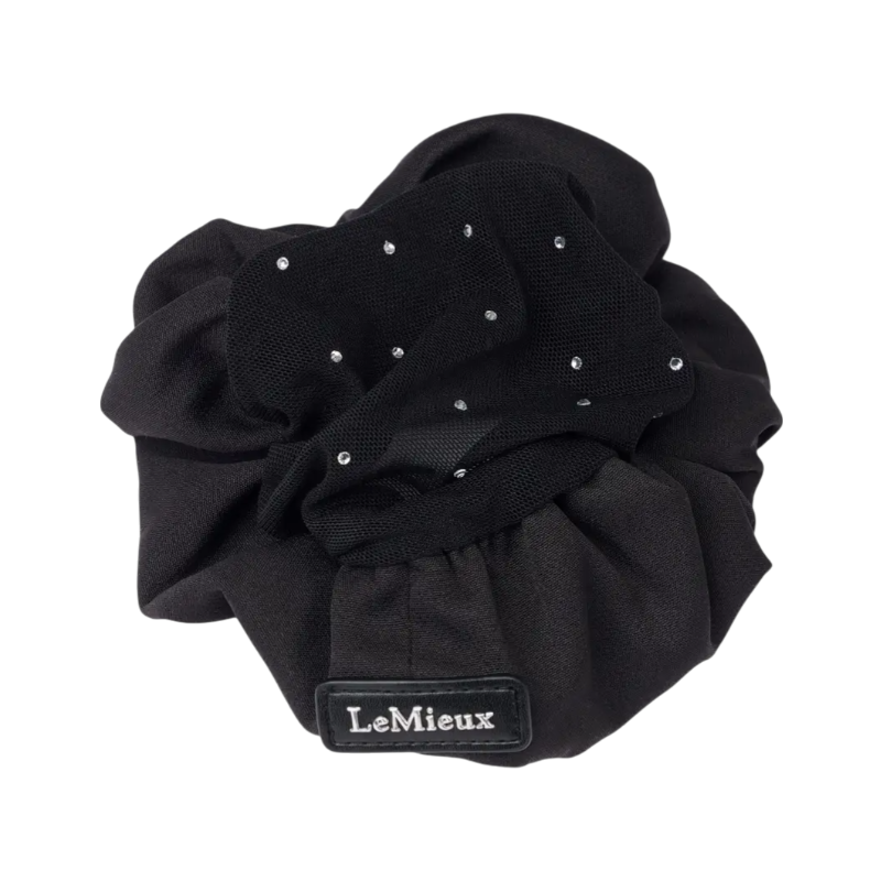 Lemieux - Chouchou Hair Net avec crystal noir/ noir | - Ohlala
