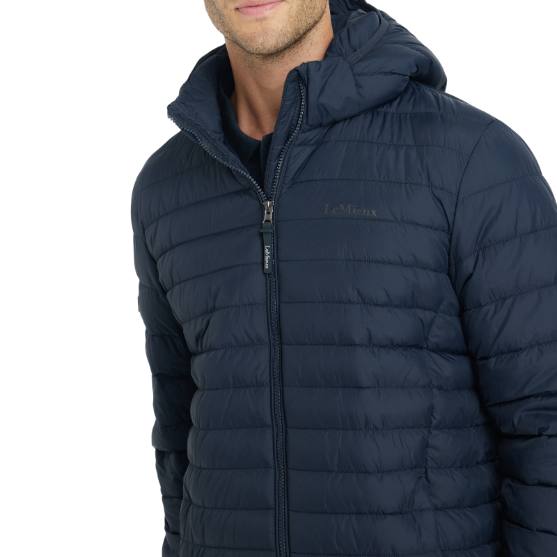 Lemieux - Men's navy hooded jacket