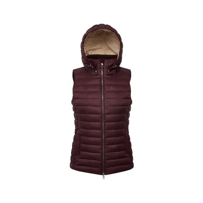 LeMieux - Ärmellose Daunenjacke mit Kapuze Damen Rose Damson | - Ohlala