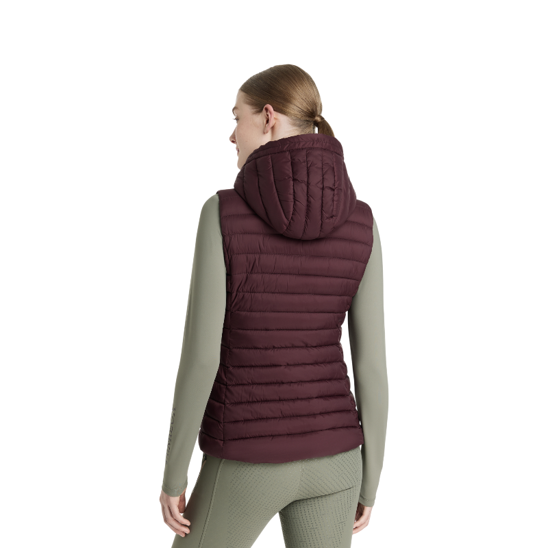 LeMieux - Ärmellose Daunenjacke mit Kapuze Damen Rose Damson | - Ohlala