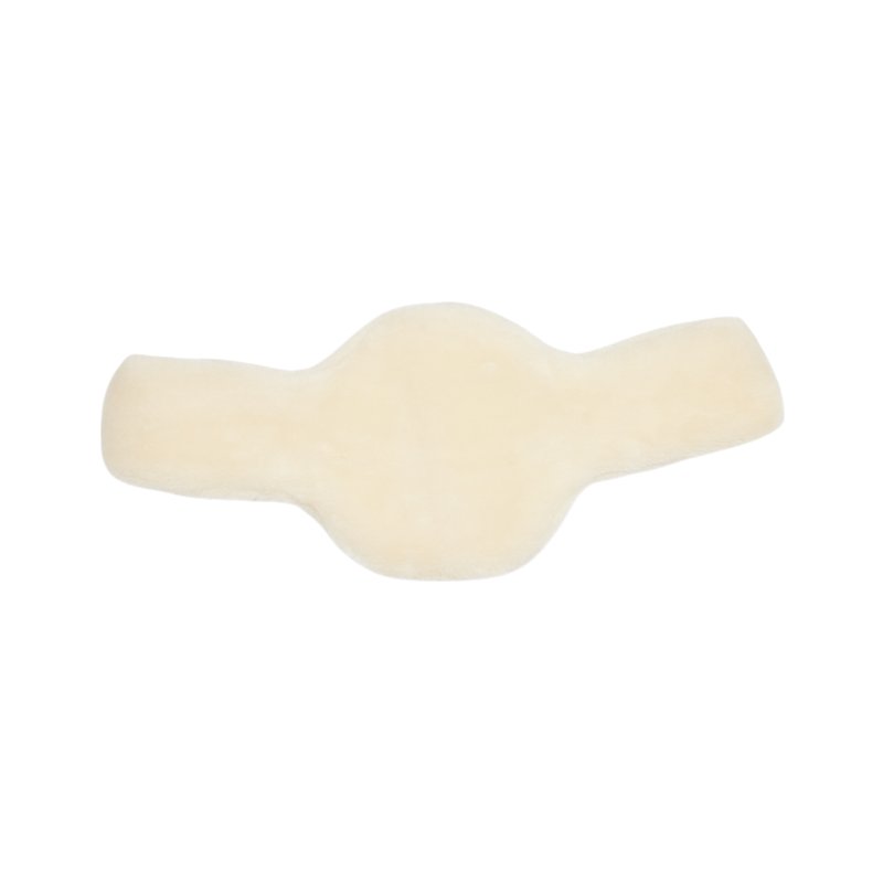 Lemieux - Housse de sangle à bavette courte Anatomic en laine mérinos+ naturel | - Ohlala