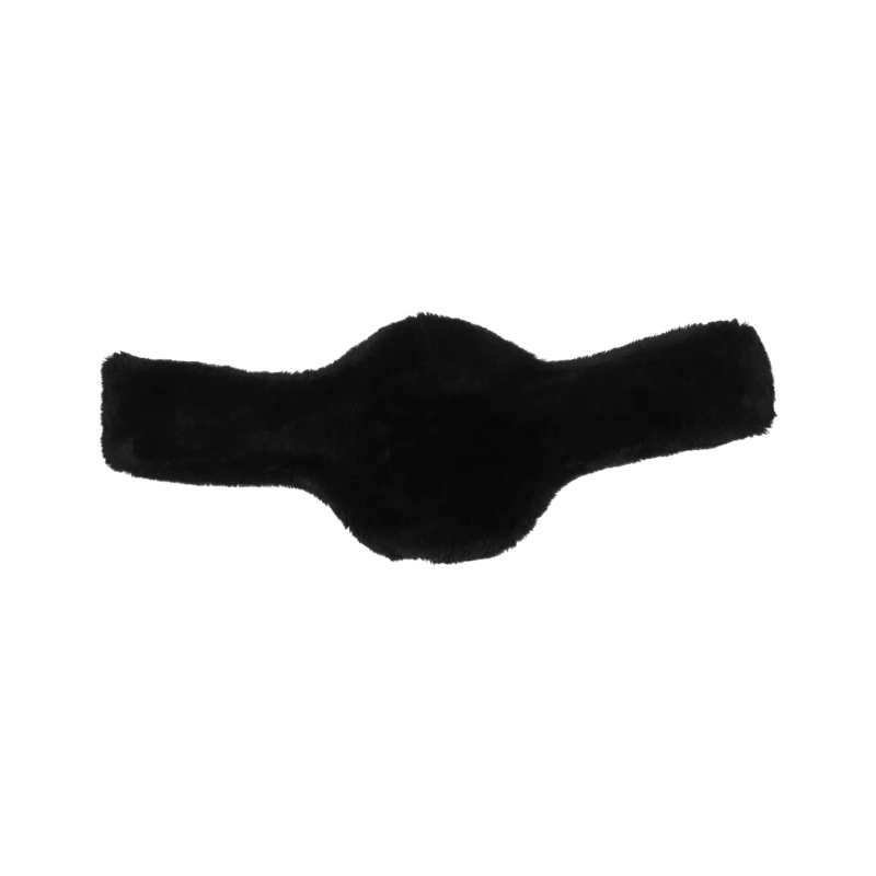 Lemieux - Housse de sangle à bavette courte Anatomic en laine mérinos+ noir | - Ohlala