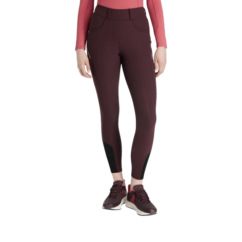 Lemieux - Amy damson brushed women's riding leggings | - Ohlala