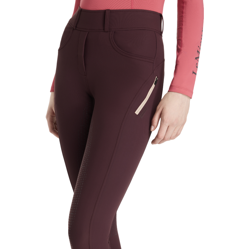Lemieux - Women's brushed Amy damson riding leggings | - Ohlala
