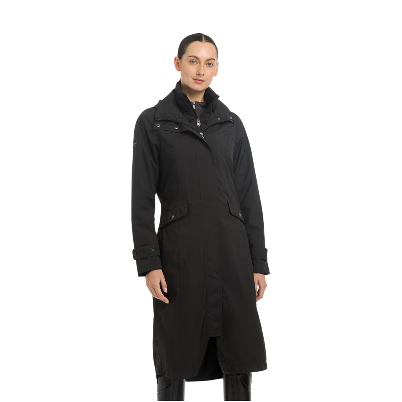 Lemieux - Women's lightweight waterproof riding jacket Amelie black | - Ohlala
