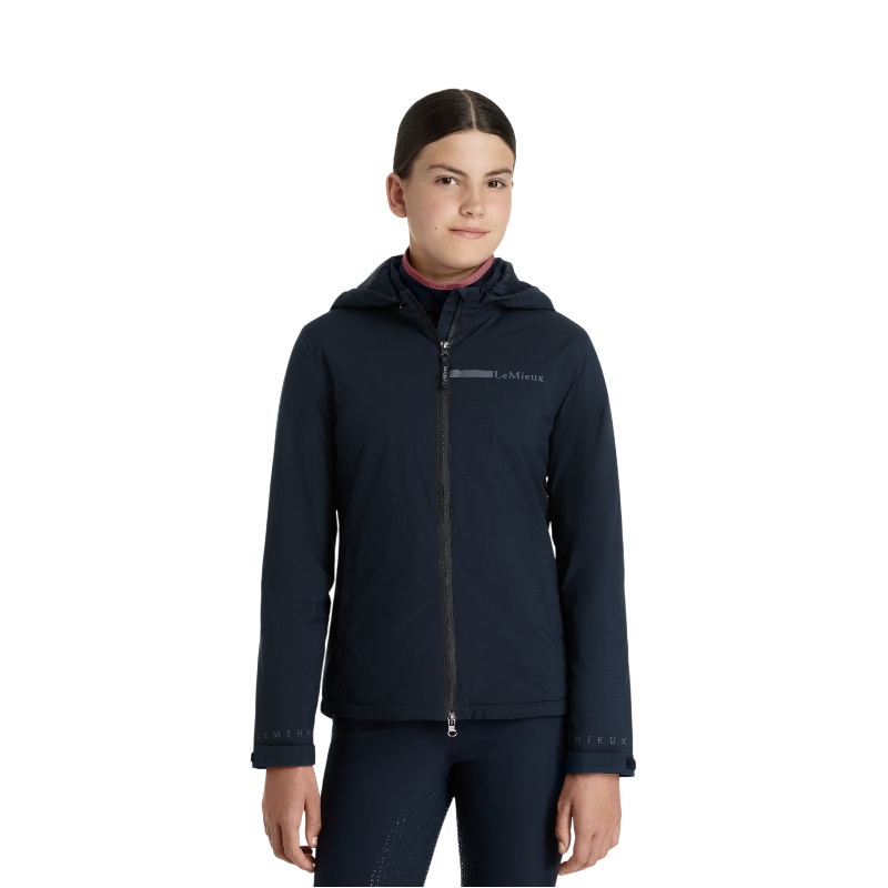 Lemieux - Kids Young Rider Thea navy waterproof riding coat | - Ohlala