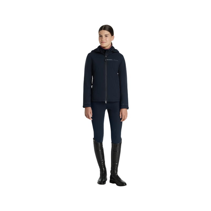 Lemieux - Kids Young Rider Thea navy waterproof riding coat | - Ohlala