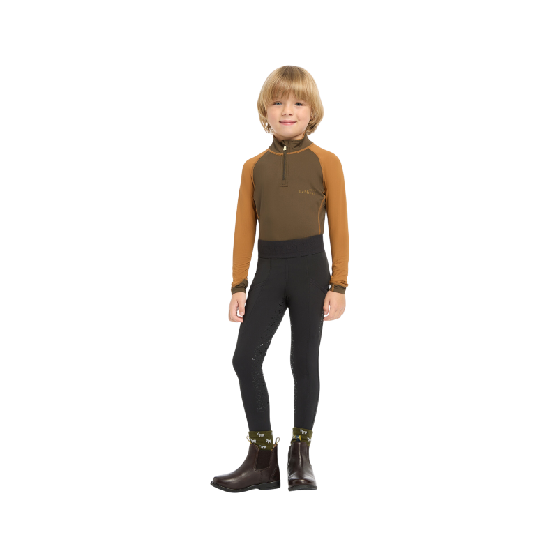 Lemieux - Pantalon d’équitation fille Mini noir | - Ohlala