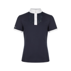 Lemieux - Junior Young Rider Belle Navy Short Sleeve Show Polo | - Ohlala