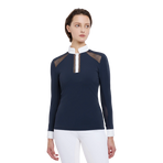 Lemieux - Camille Women's Long Sleeve Show Polo Navy | - Ohlala