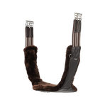 Lemieux - Arika Brown Synthetic Wool Lined Belly Guard Girth | - Ohlala