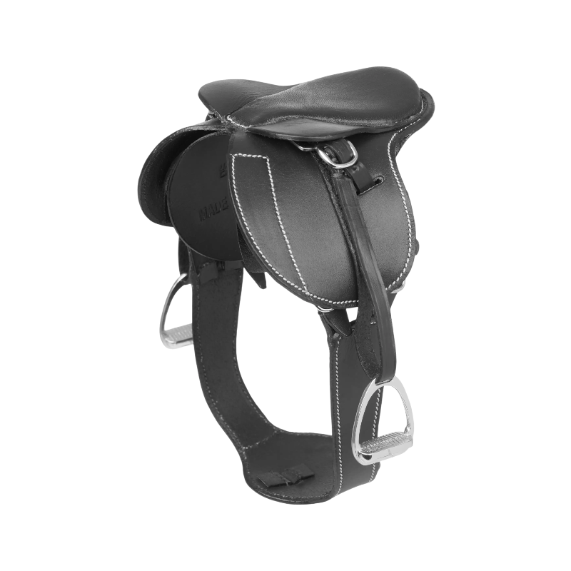 Lemieux - Saddle with bib strap for Toy Pony Jump black