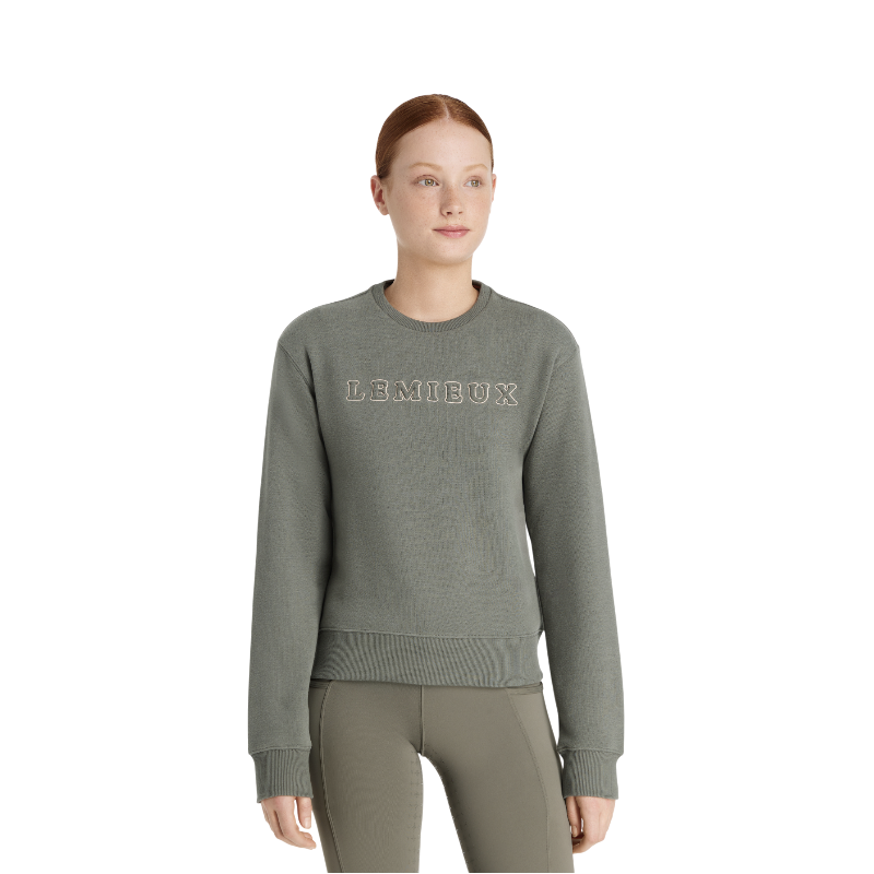 Lemieux - Round neck sweatshirt for kids Young Rider Carmen rosemary