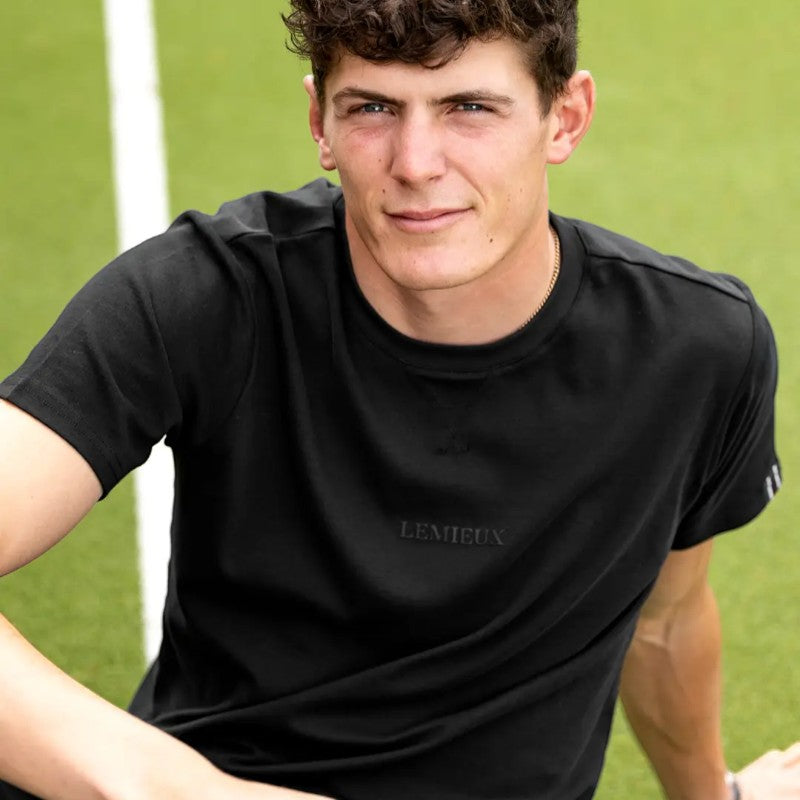Lemieux - T-shirt manches courtes homme noir | - Ohlala