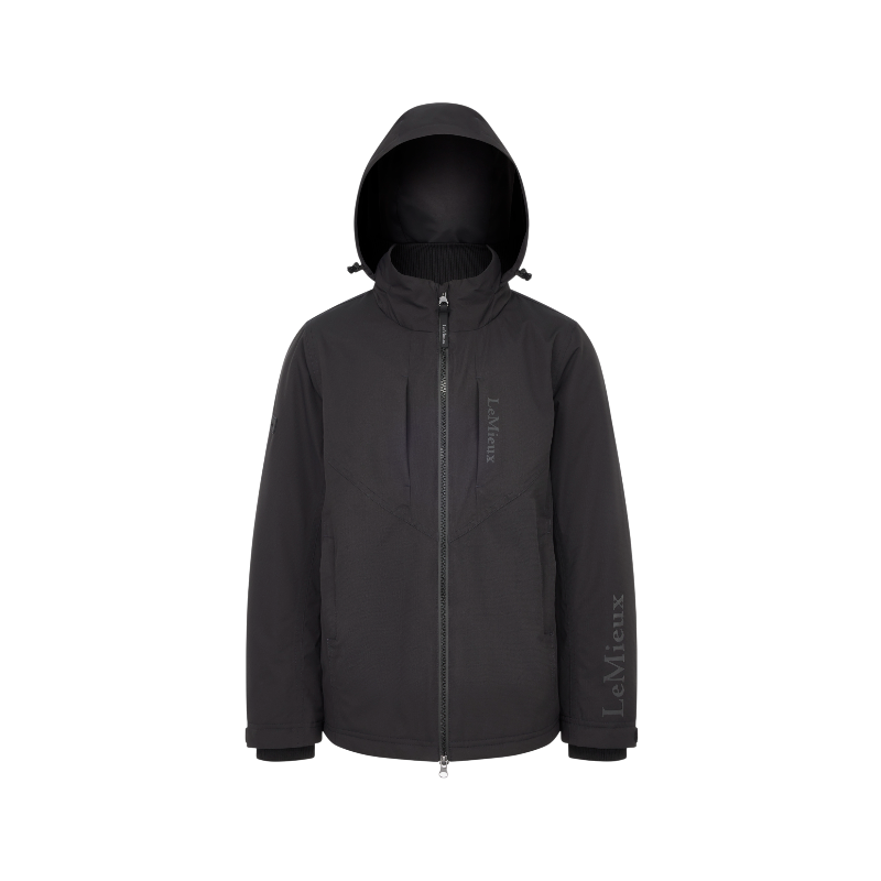 Lemieux - Team Young Rider black waterproof boys' riding jacket | - Ohlala