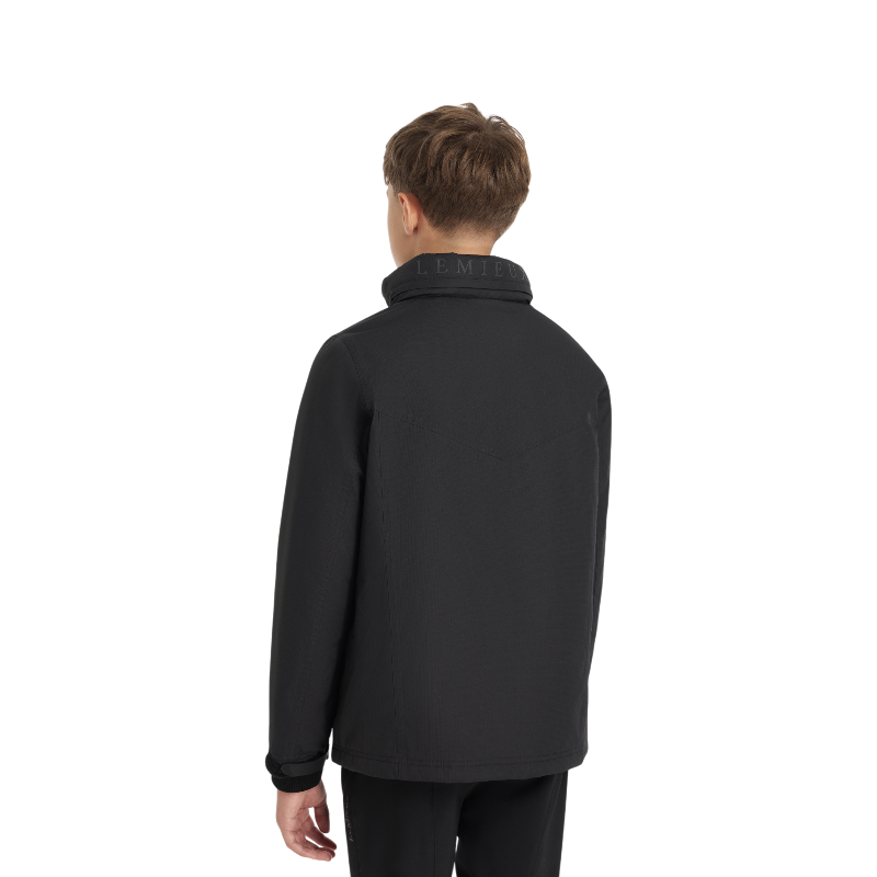 Lemieux - Team Young Rider black boys' waterproof riding jacket | - Ohlala