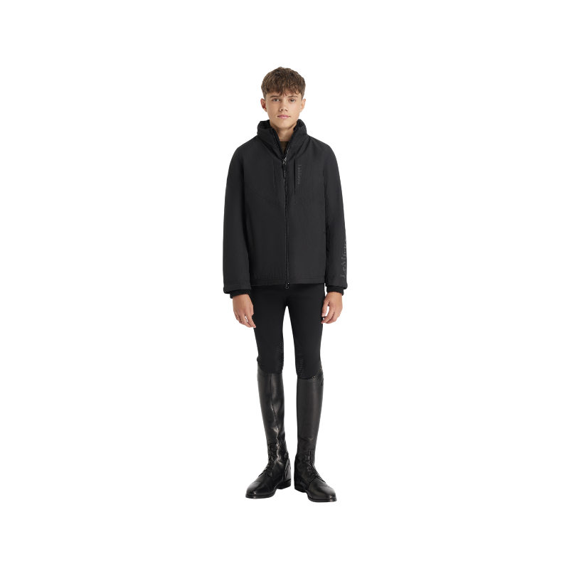 Lemieux - Team Young Rider boy's waterproof riding jacket black | - Ohlala