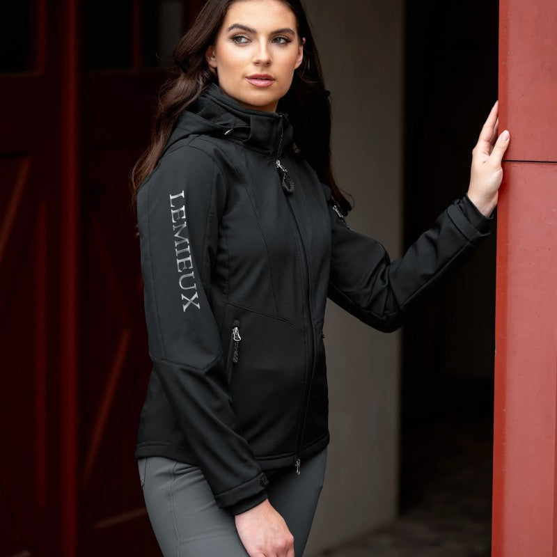 Lemieux - Women's Soft Shell Long Sleeve Jacket Celine black | - Ohlala