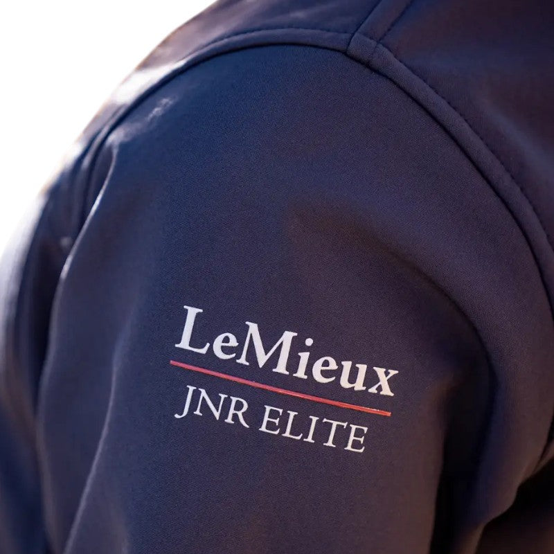 Lemieux - Veste manches longues junior Young Rider Elite Soft Shell marine