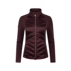 LeMieux - Women's Dynamique full-zip quilted jacket damson | - Ohlala