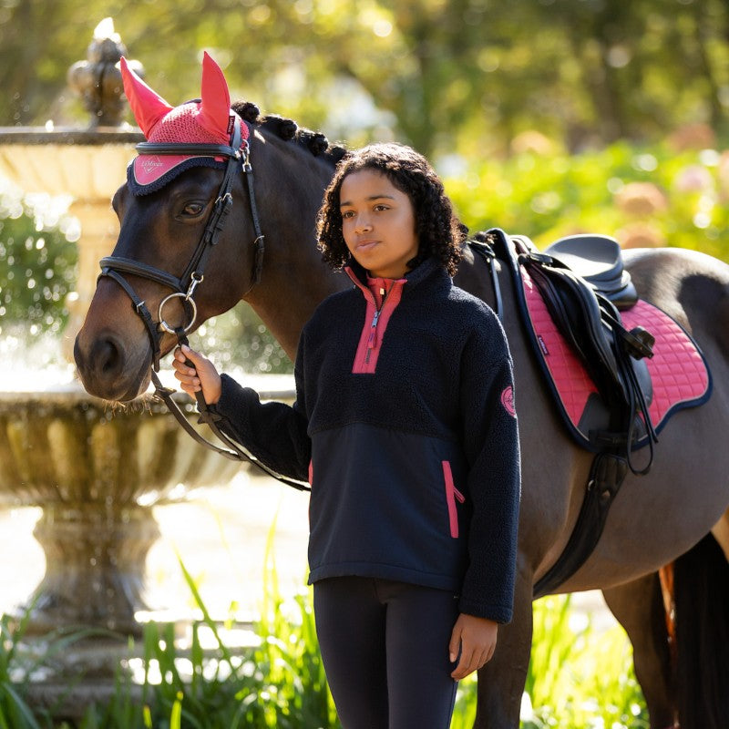 Lemieux - Young rider Tammy Teddy marine children's fleece jacket