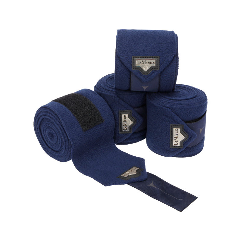LeMieux - Fasce da polo Elevate marine x4 | - Ohlala