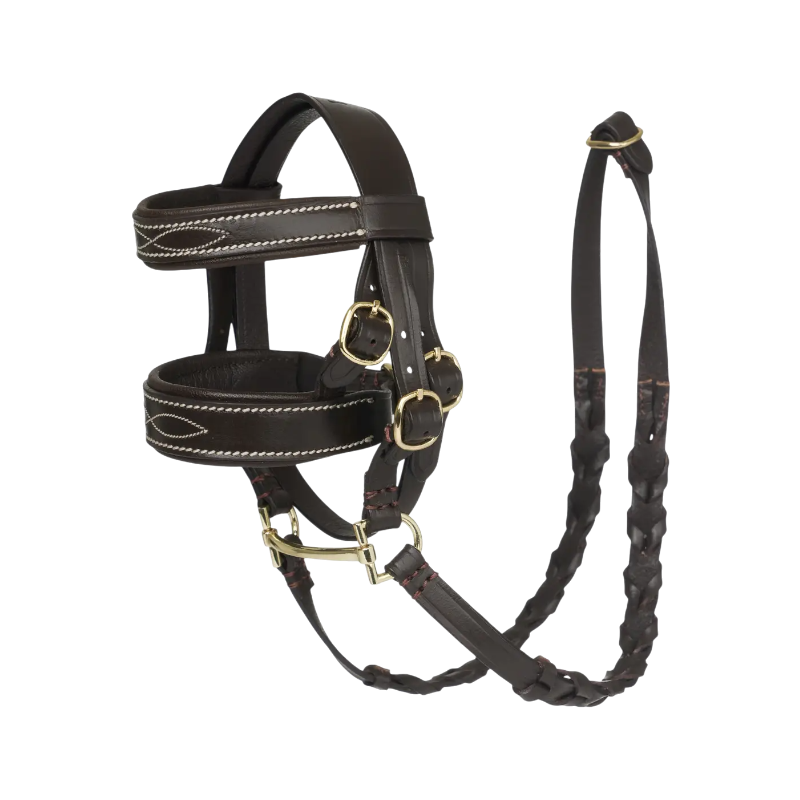 Lemieux - Bridon pour Toy Pony Hunter marron