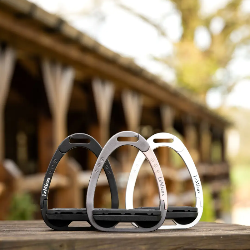 Lemieux - Vector Balance Junior safety stirrups rose gold | - Ohlala