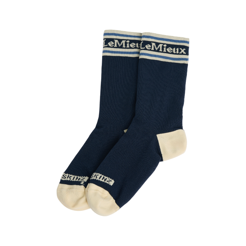 LeMieux - Chaussettes d'équitation anti-ampoules Sealskinz marine | - Ohlala