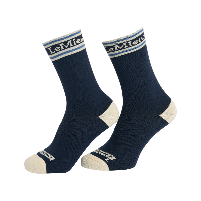 LeMieux - Calzini da equitazione anti-vesciche Sealskinz blu navy | - Ohlala