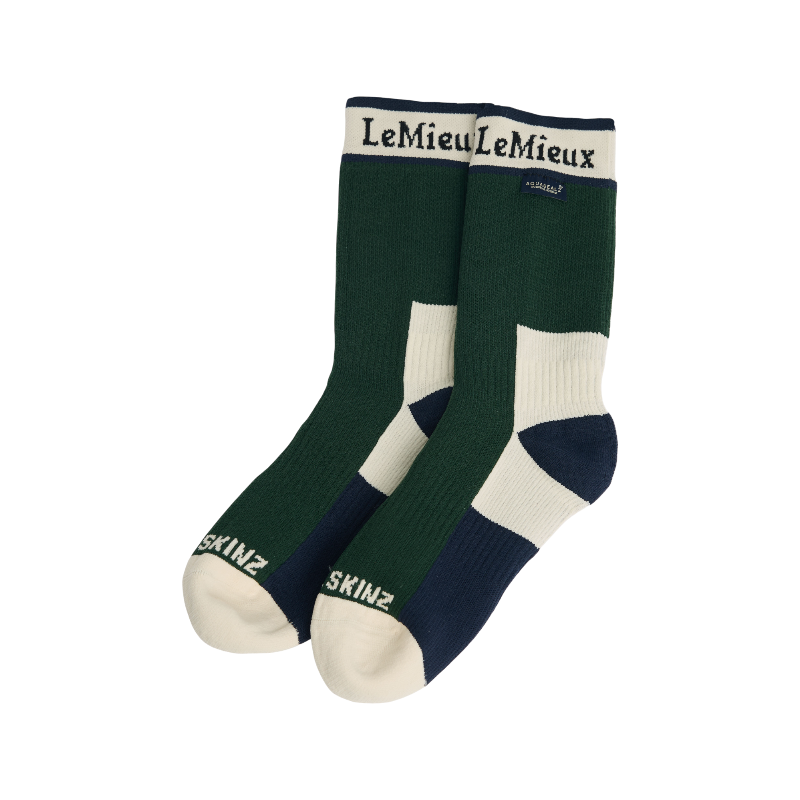 LeMieux - Chaussettes d'équitation imperméables Sealskinz vert | - Ohlala