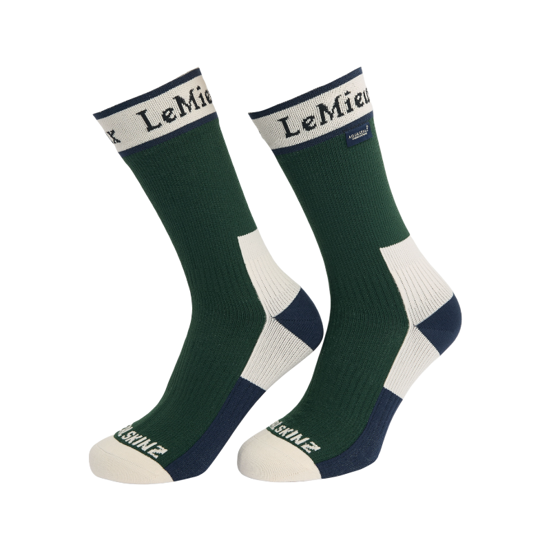 LeMieux - Calzini da equitazione impermeabili Sealskinz verde | - Ohlala